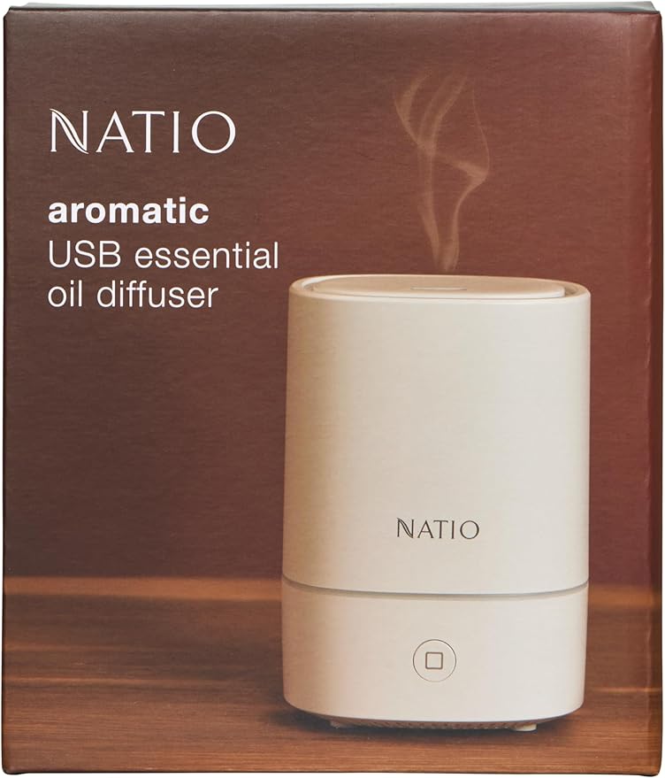 Natio Australia Aromatic USB Essential Oil Diffuser - Portable Aromatherapy Diffuser for the Home, Office, On-The-Go Diffuser image number 3