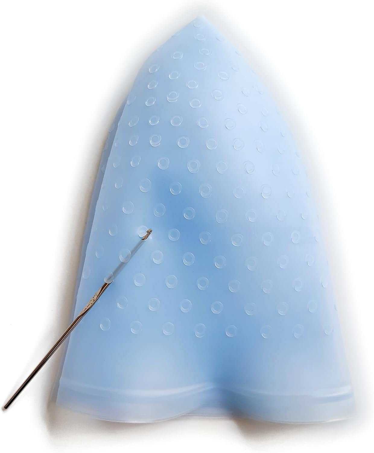 Highlight Caps with Pre Cut Holes Silicone Hair Highlighting Cap for Highlighting Hair Dye Cap No Leakage Reusable Highlighting Cap Dye Cap Pre Pierced (Blue)