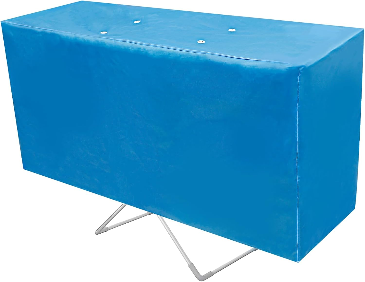 NIPUAEGO Heated Clothes Airer Drying Cover, Electric Heated Folding Clothes Dryer Airer Cover for Saving Drying Time and Energy Consumption 1460X530X740Mm (Grey)