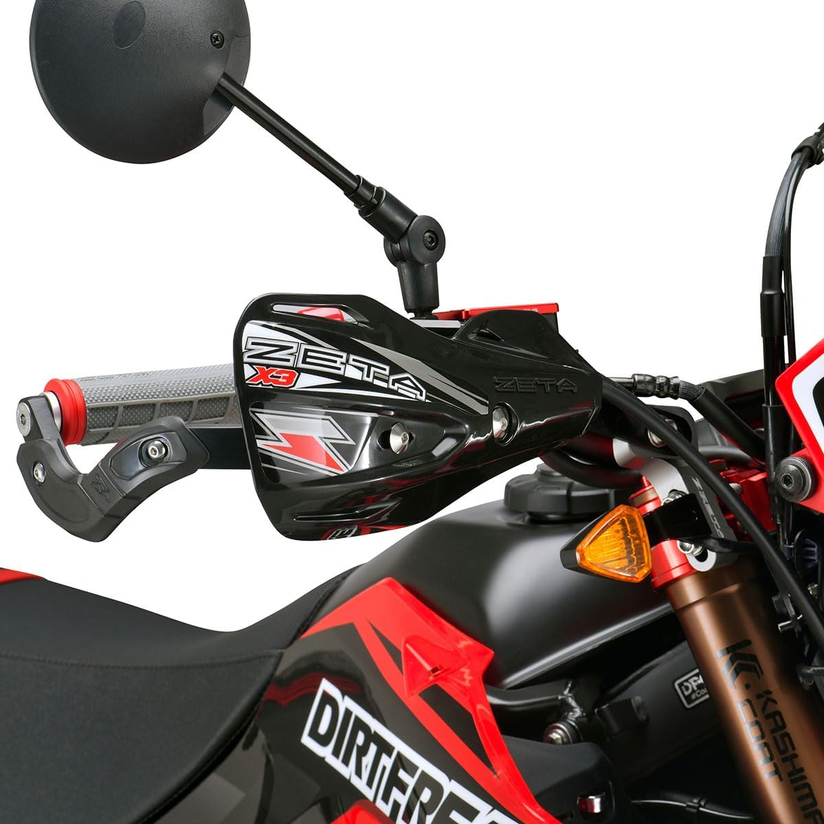 DRC - ZETA PRO Armor Hand Guard Black W/Mounts image number 3