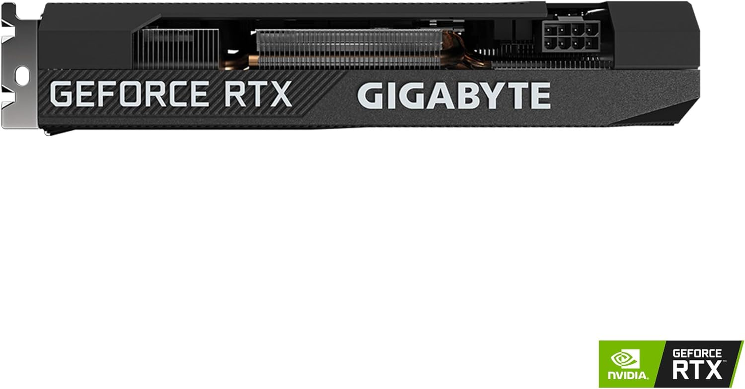 GIGABYTE Geforce RTX 3060 WINDFORCE OC 12G (REV2.0) Graphics Card, 2X WINDFORCE Fans, 12GB 192-Bit GDDR6, GV-N3060WF2OC-12GD REV2.0 Video Card