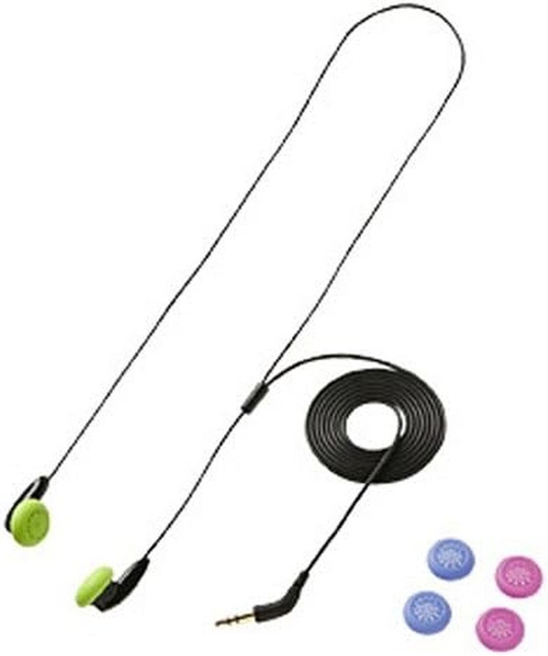 Sanwa Supply MM-HP112BK Stereo Earphones, Black image number 1