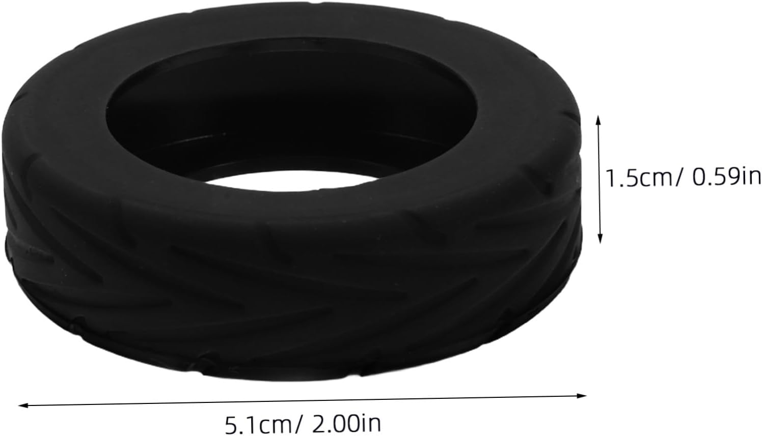 CATIEBYE 16Pcs Silicone Luggage Wheel Covers Soft Travel Suitcase Wheel Protectors Noiseless Spinner Caster Covers for Travel Luggage Accessories image number 6