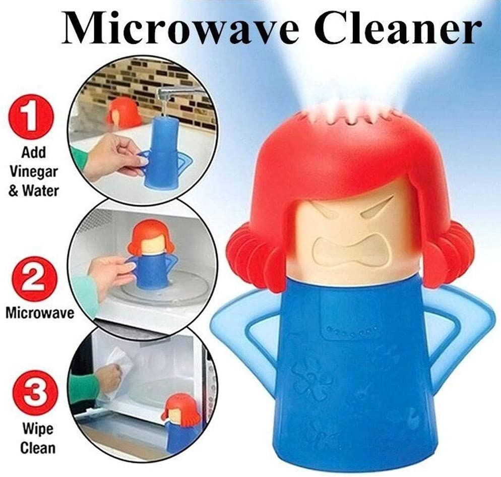 Microwave Cleaner Angry Mom with Fridge Odor Absorber Cool Mom
