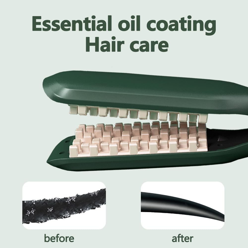 Volumizing Hair Fluffy Iron,3D Grid Hair Crimper Volumizer,Increase Hair Volume Ceramic Volumizing Tool,Professional Wave Hair Styler Lattice Iron image number 1