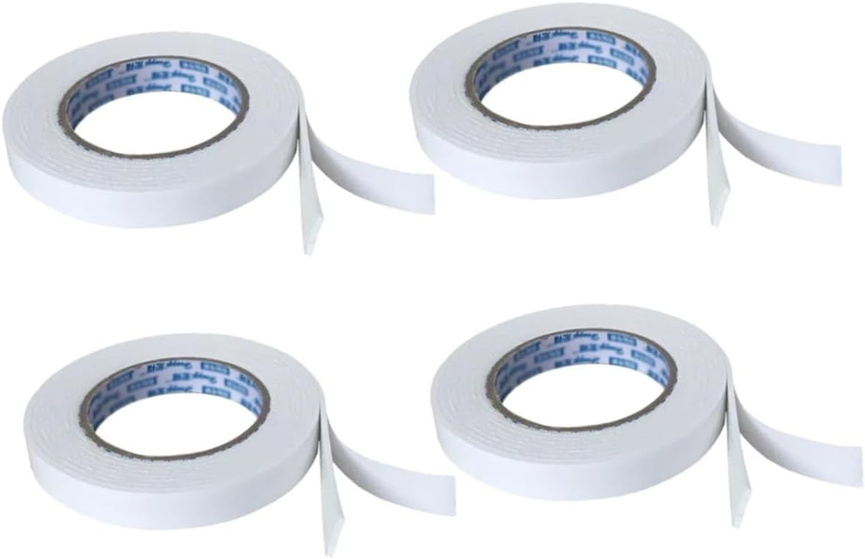 Double Side Adhesive Tape 300X3Cm White Masking Tape Auto Trim Mounting image number 5