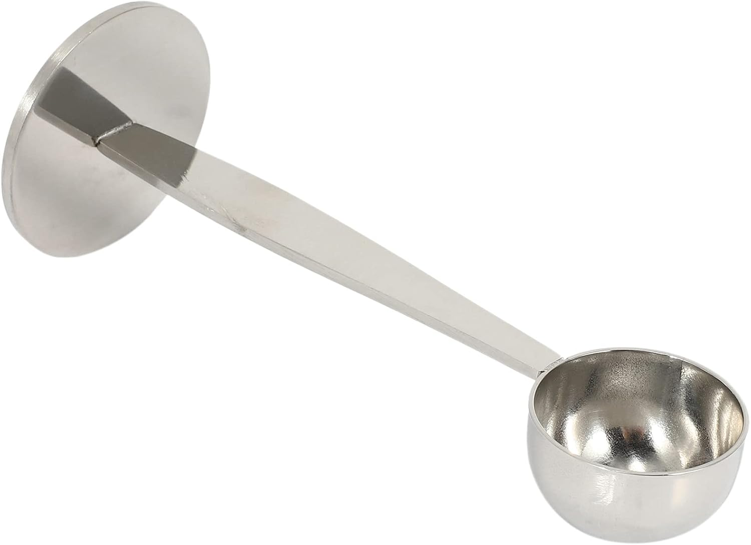 2X Espresso Stand Coffee Measure Tamper Spoon Stainless Steel Coffee & Tea Tools Measuring Tamping Scoop 1 Pieces Silver image number 2
