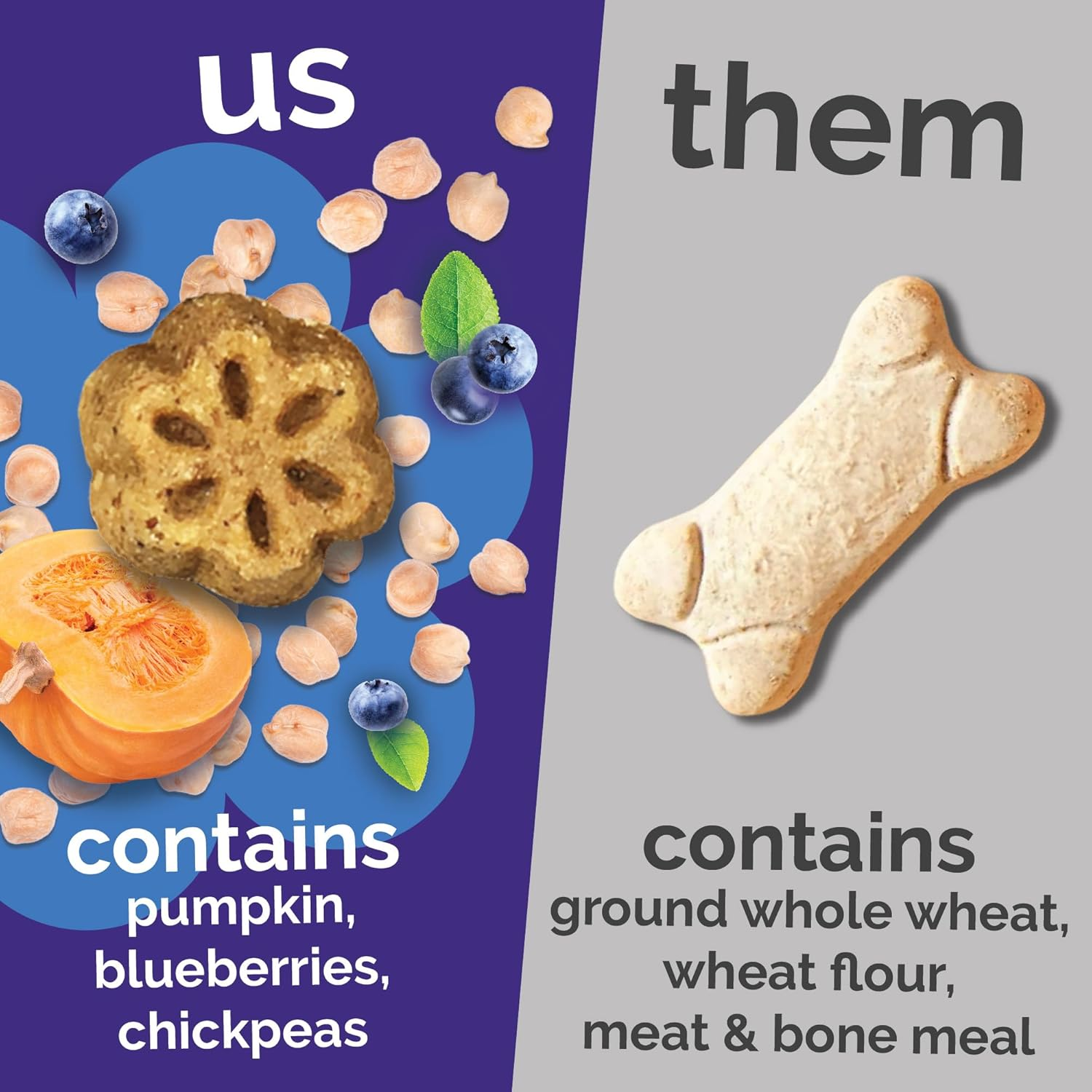 Fruitables Skinny Mini Dog Treats, Healthy Pumpkin Treat for Dogs, Low Calorie & Delicious, Puppy Training, Free of Wheat, Corn and Soy, Made in the USA, Pumpkin and Berry Flavor, 5Oz image number 6