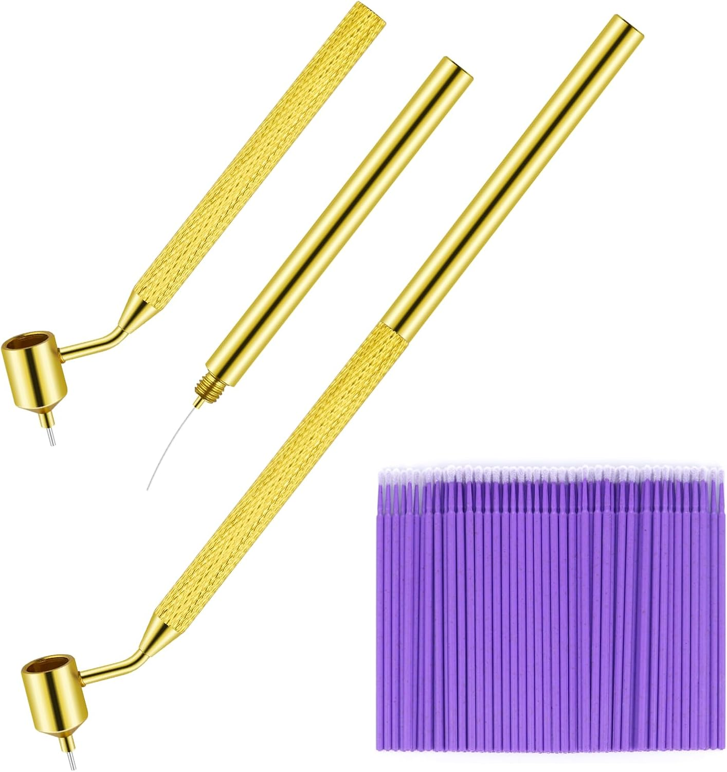 Detailing Fine Line Fluid Writer Paint Applicator Pen, 100 Pack 0.5 Mm Touch up Paint Brushes, Paint Applicator with Heat Accumulator for Car Repair Chips Car Scratches image number 2