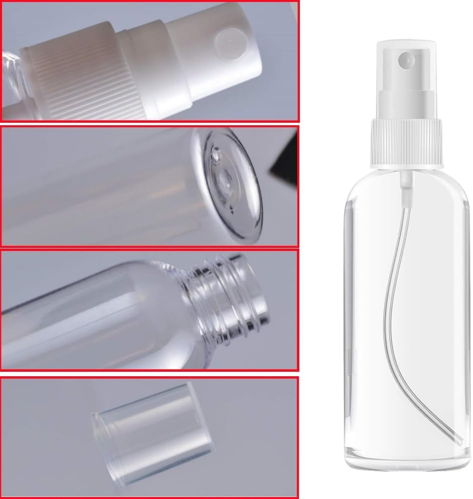4 Packs of Portable Mini Spray Bottles, Refillable Sprayers, for Travel, Cleaning and Skin Care Sprayers image number 1