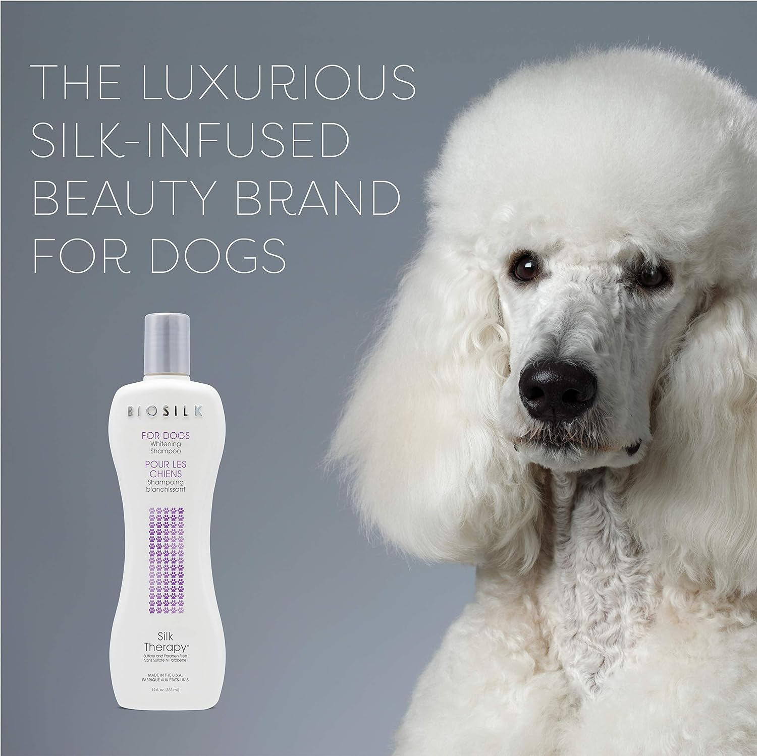 Biosilk Whitening Shampoo for Dogs 355 Ml image number 3
