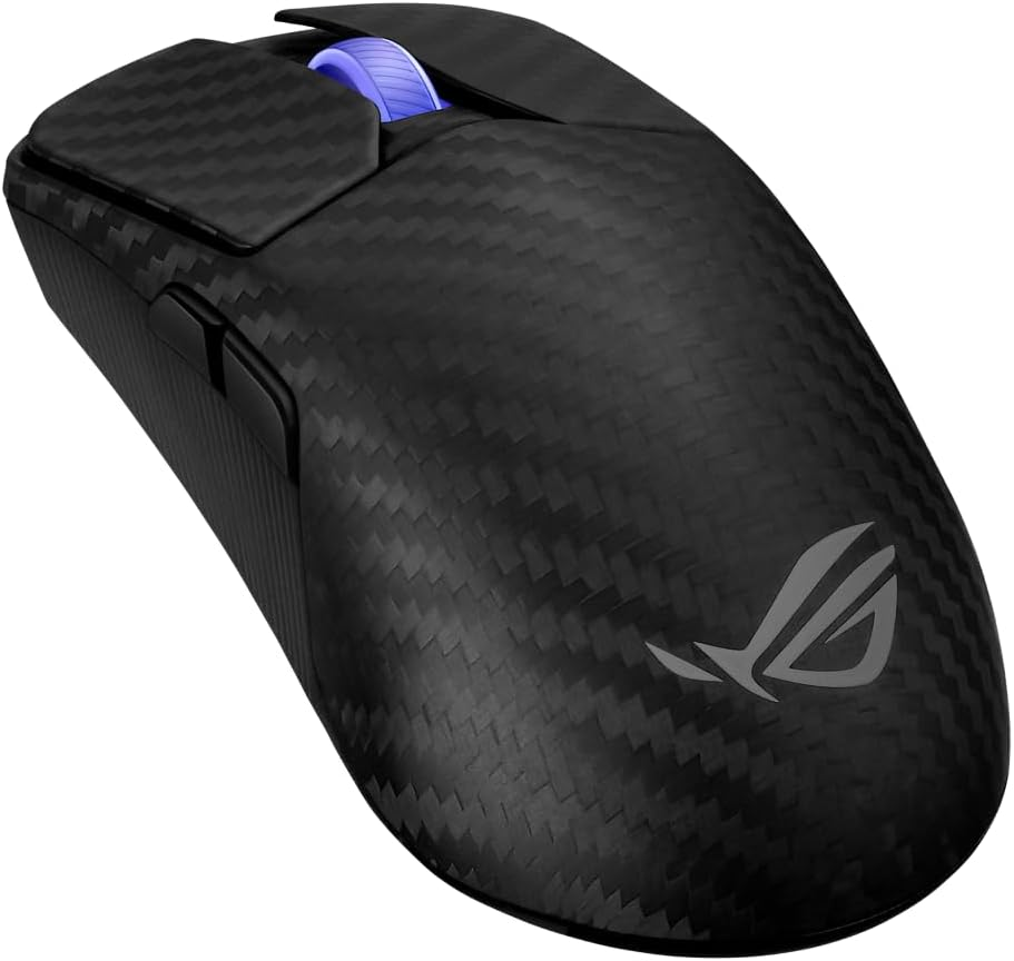 ASUS ROG Harpe Ace Extreme Wireless Gaming Mouse, Carbon Fiber Build, 47G Lightweight, Aimpoint Pro 42K Optical Sensor, Optical Micro Switches, ROG Polling Rate Booster, Esports & FPS Gaming image number 4
