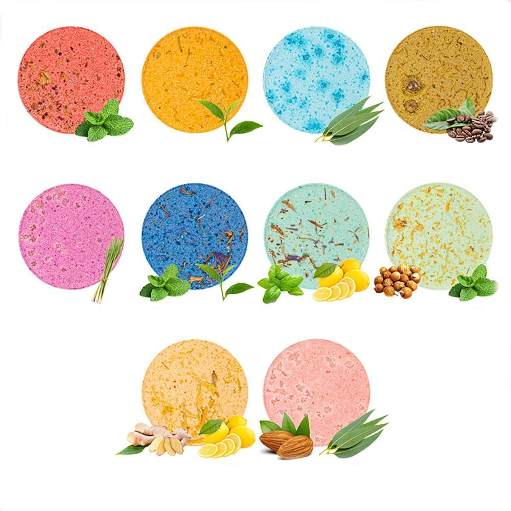 10 Pcs Shower Steamers, Shower Bombs Aromatherapy Vapor Steam Tablets for Stress Relief, with Essential Oils for Relaxation, Best for Girls image number 5