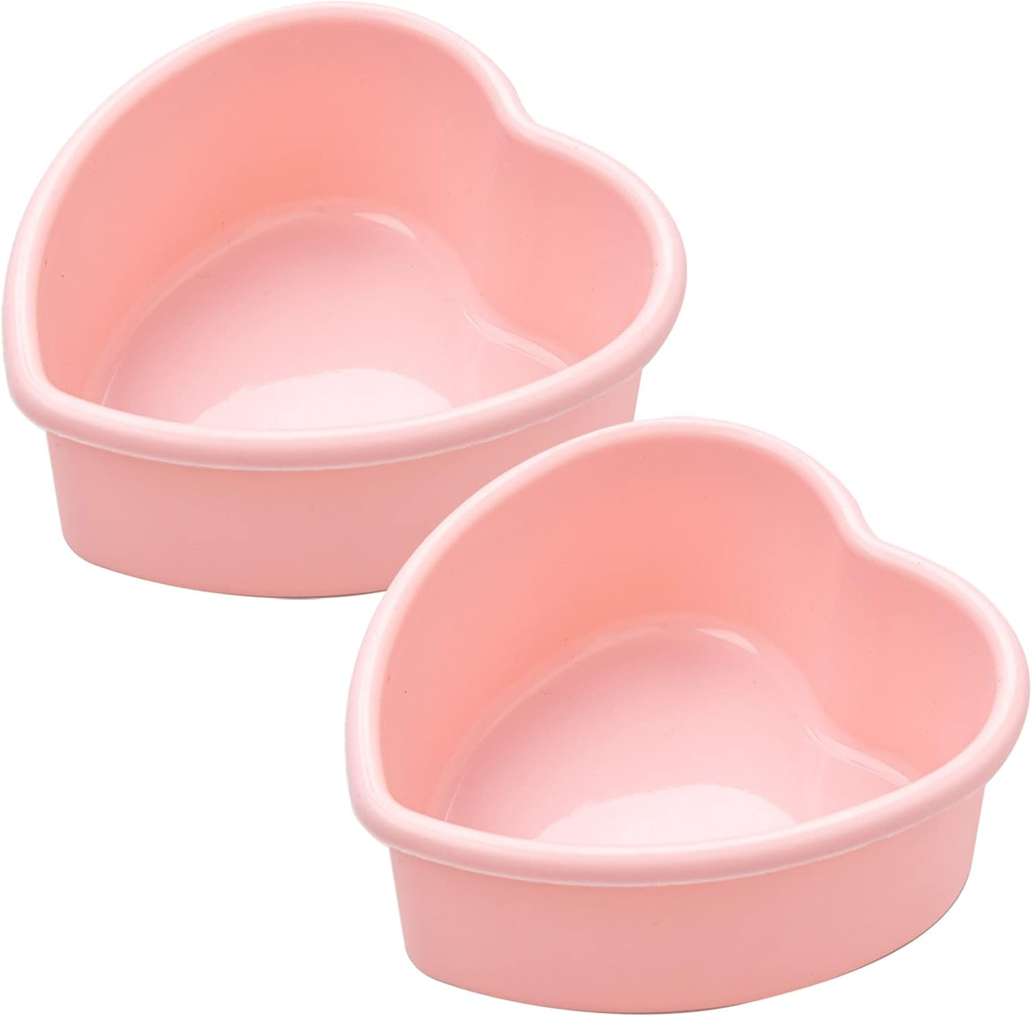 Dootafy Mini Heart Cake Pan, 4 Inch Silicone Heart Cake Mold Baking Pan 2 Pack Nonstick Heart Shaped Molds for Valentine&rsquo;S Day Anniversary Birthday Cake Snack Tart Muffin Cupcake Cheesecake Baking image number 3