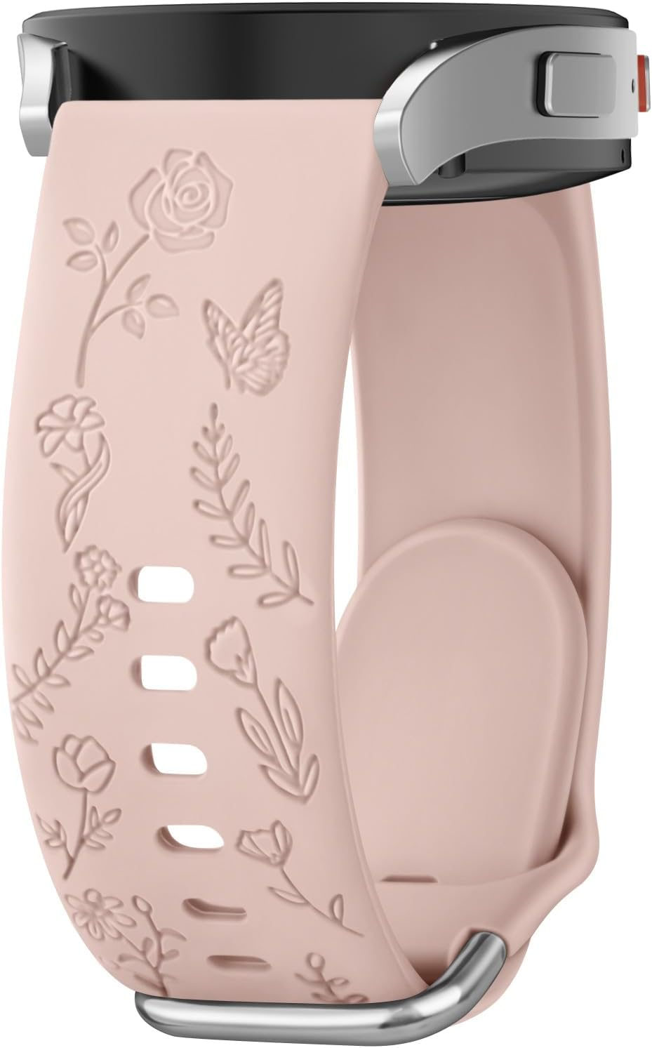 Silicone Strap for Garmin Venu SQ Band, Vivoactive 5 Band/Forerunner 245 Strap, 20Mm Soft Comfortable Sport Wristbands for Garmin Vivoactive 5/3/Venu/Forerunner 645/245 Music