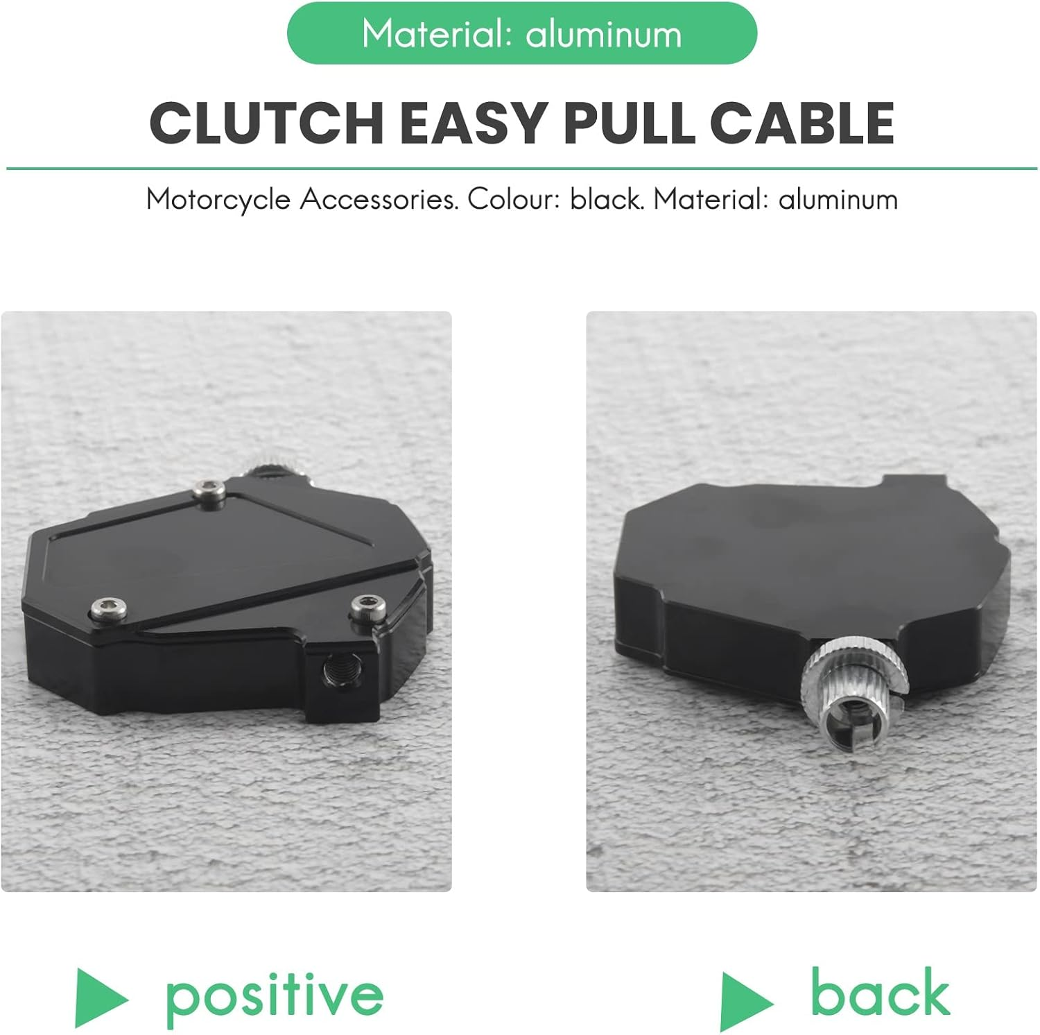 Tuperoymse Motorcycle Stunt Clutch Lever Easy Pull Cable System for Dirt Bike Parts image number 1