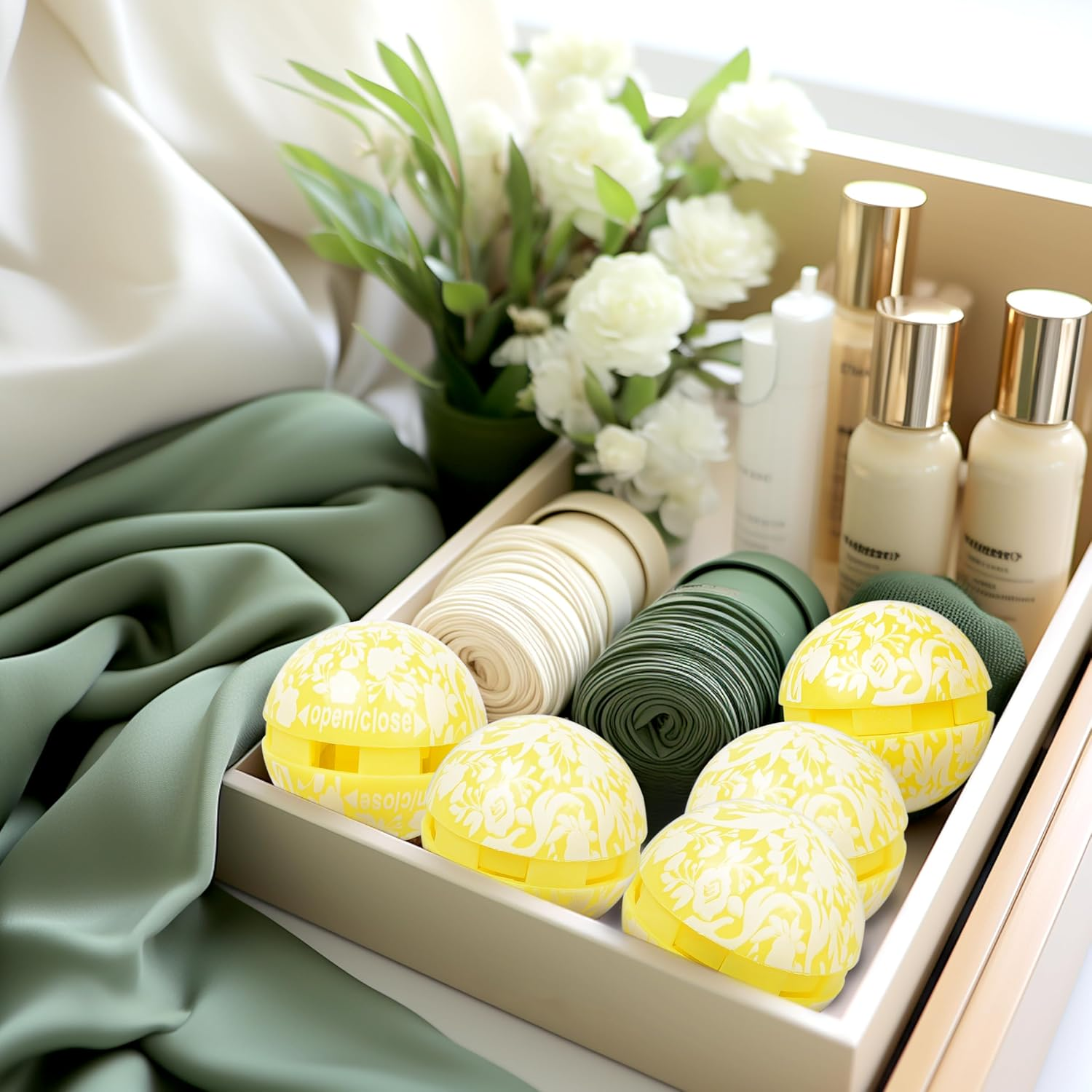 Eco-Fused Deodorizing Balls for Sneakers, Lockers, and Gym Bags (8 Pack) - Neutralizes Sweat Odor with Easy Twist Lock/Open Mechanism (Citrus Mania - 8 Pack)