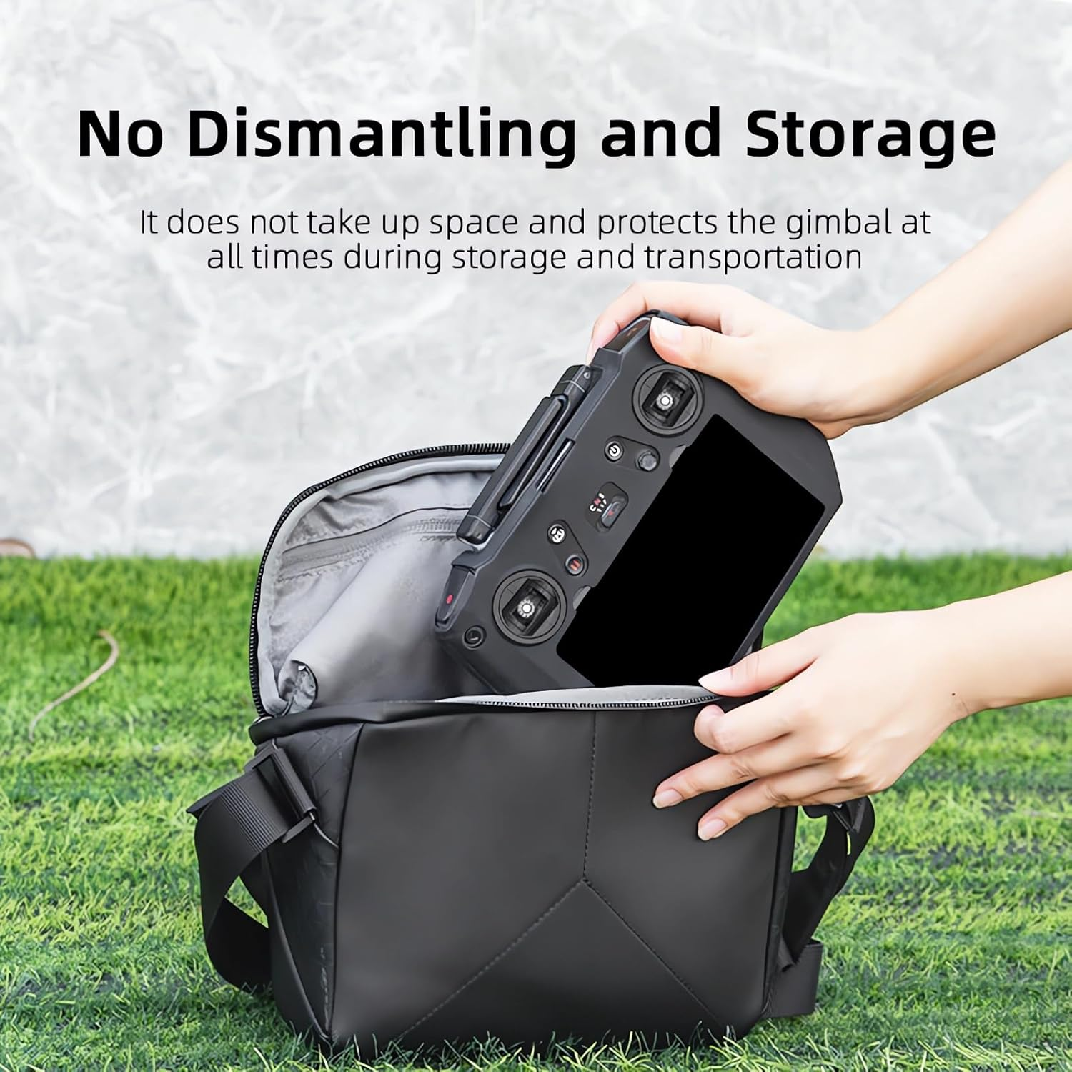 ZWLLKJGS Mini 3 Pro Silicone Protective Case + 9H Screen Protector for Dji Mini 3 Pro/Mavic 3 Cine/Mavic 3 Pro RC Pro Controller, Drone Accessories image number 5