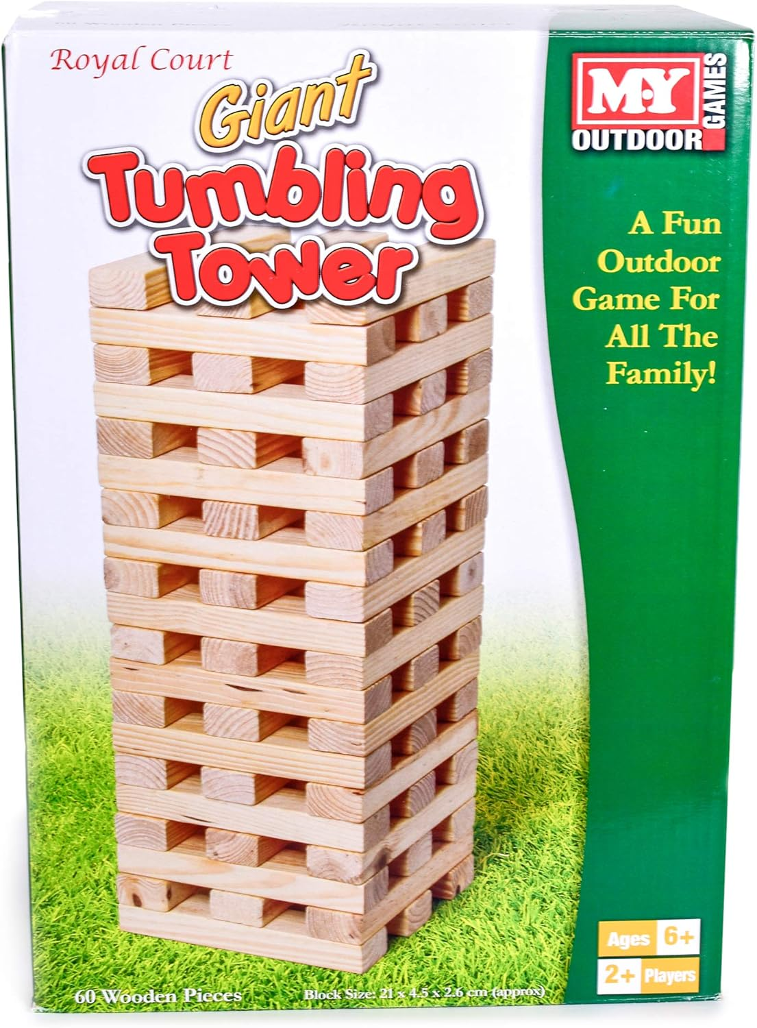 M.Y Outdoor Games | Giant Tumbling Tower | Family Garden Games image number 4
