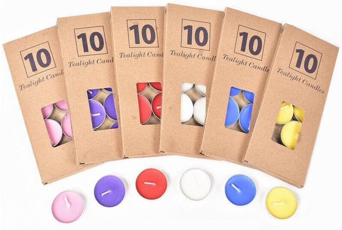 AIMALL Bulk Tealight Candles, 10-1000X Set, Long-Lasting Paraffin Wax with Cotton Wick for Weddings, Parties, Ambience Lighting image number 1