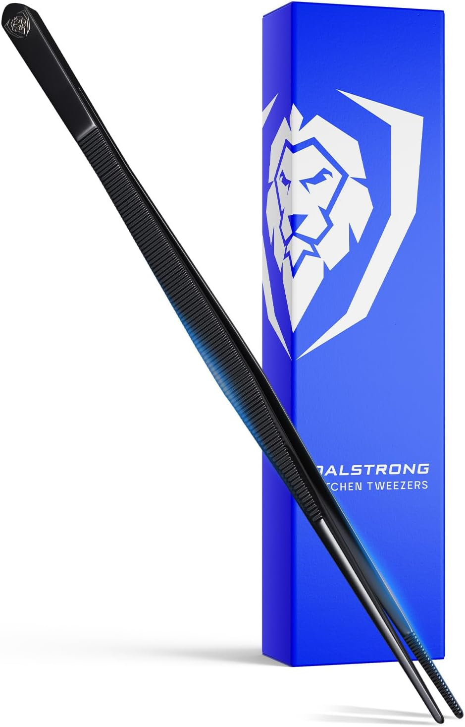 DALSTRONG - Professional Kitchen & Cooking Tweezers - High-Precision - Black Titanium Coated - 12" (30,5 Cm) - BBQ, Plating, Multi-Use image number 2