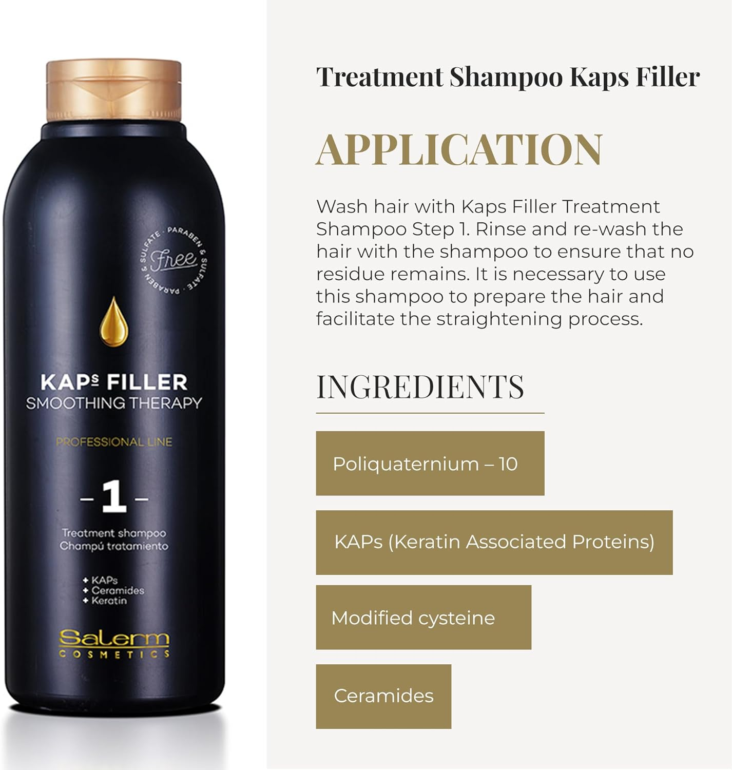 Salerm Cosmetics Shampoo - 500 Ml image number 4