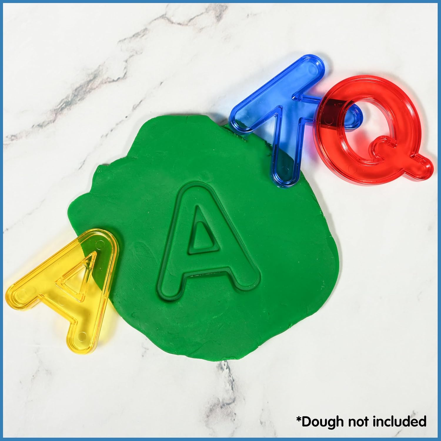 Edx Education Transparent Letters and Numbers Set - Mini Jar - Colorful, Plastic Letters and Numbers - Light Box Accessory - Sensory Play image number 5