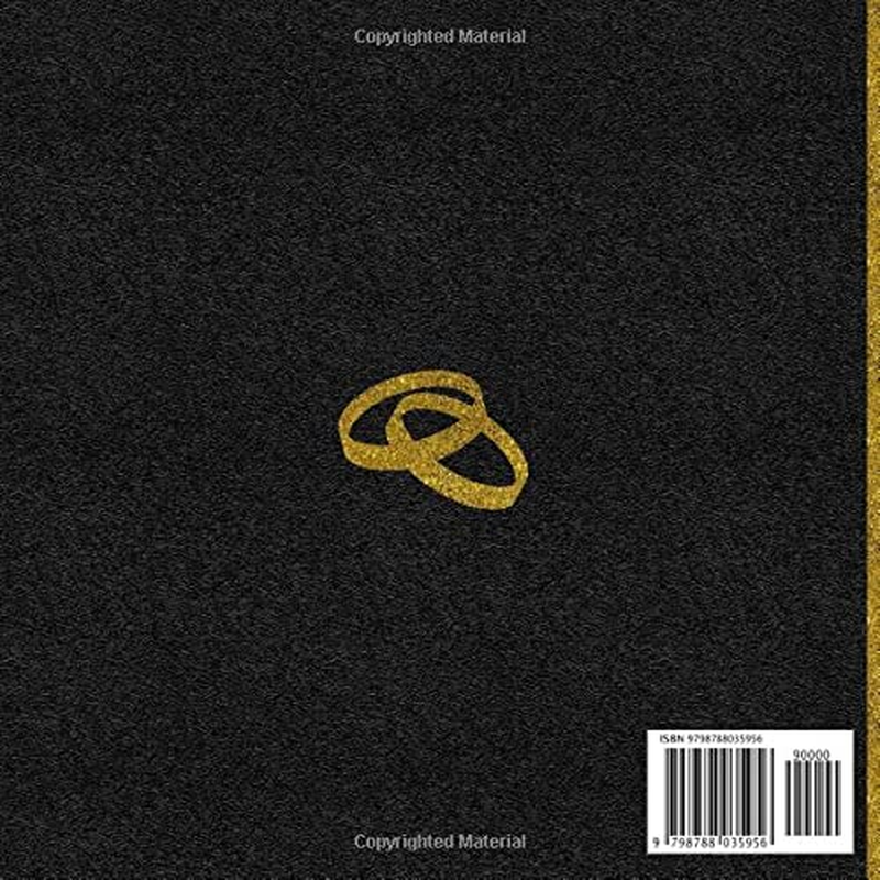 Mr. & Mr. Guest Book: Gay Couple'S Wedding Guest Book, Gay Marriage Comment Book Black and Gold, Keepsake Gift for Men image number 1
