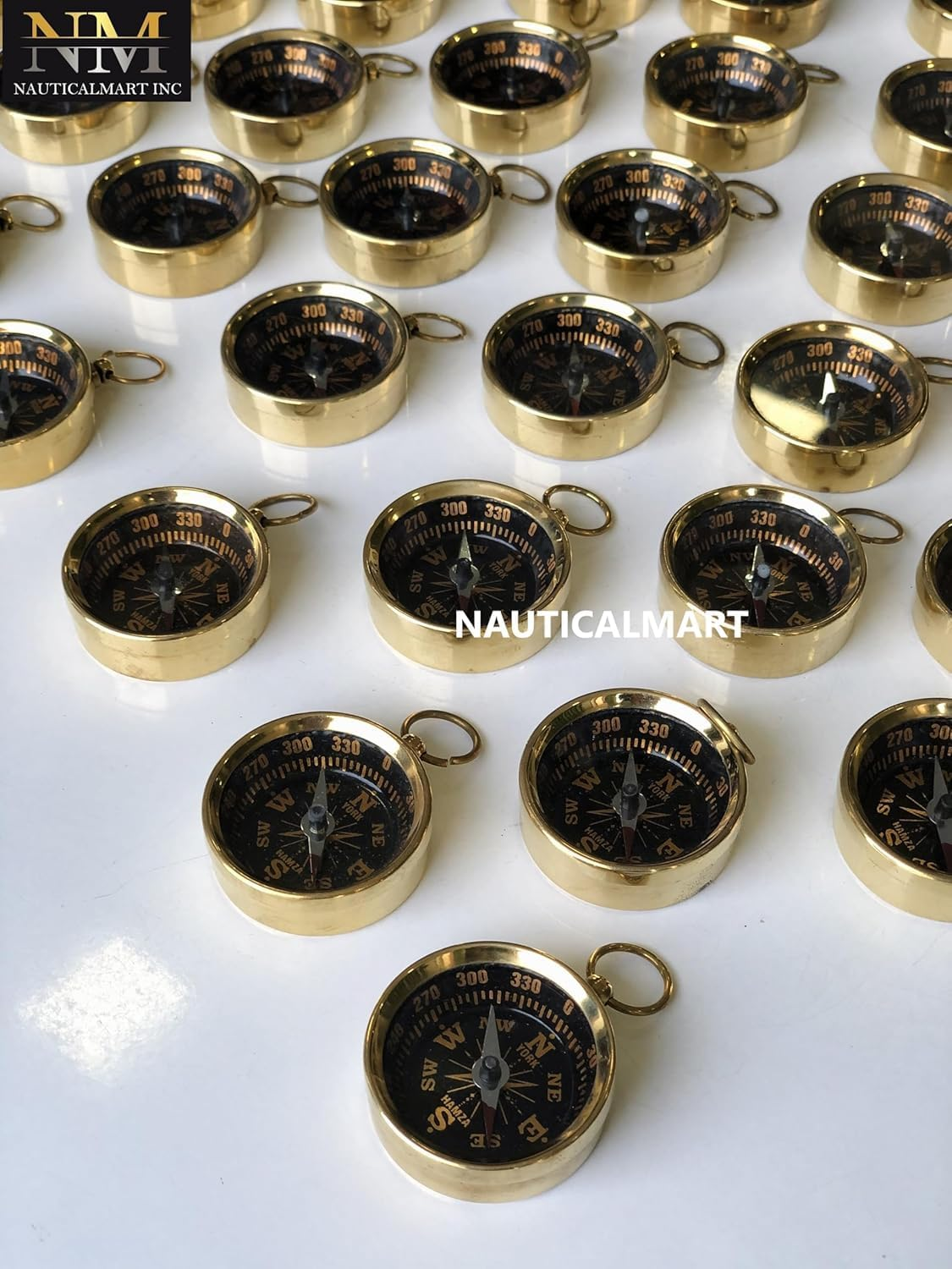 Vintage Mini Compasses Set Marine Collectible Nautical Gift Decor - Case Pack Of 50 image number 5