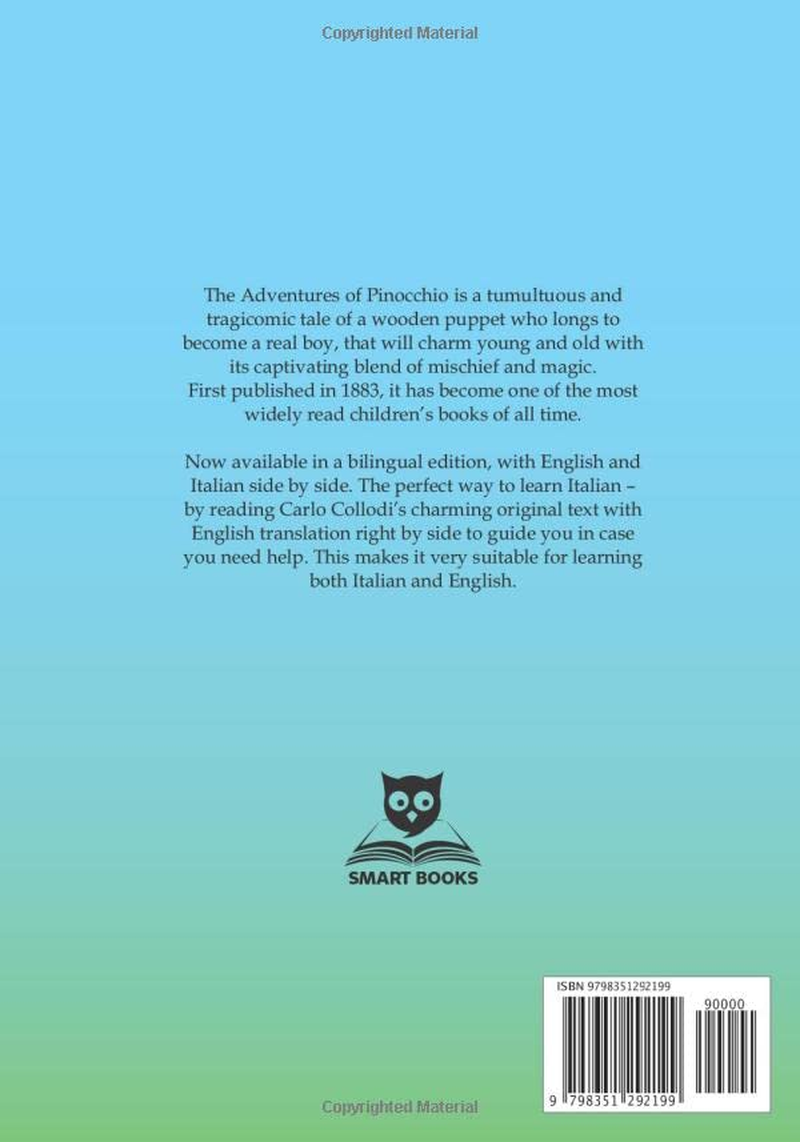 The Adventures of Pinocchio / Le Avventure Di Pinocchio: Illustrated English-Italian Bilingual Edition / Edizione Illustrata Bilingue Inglese-Italiano image number 1