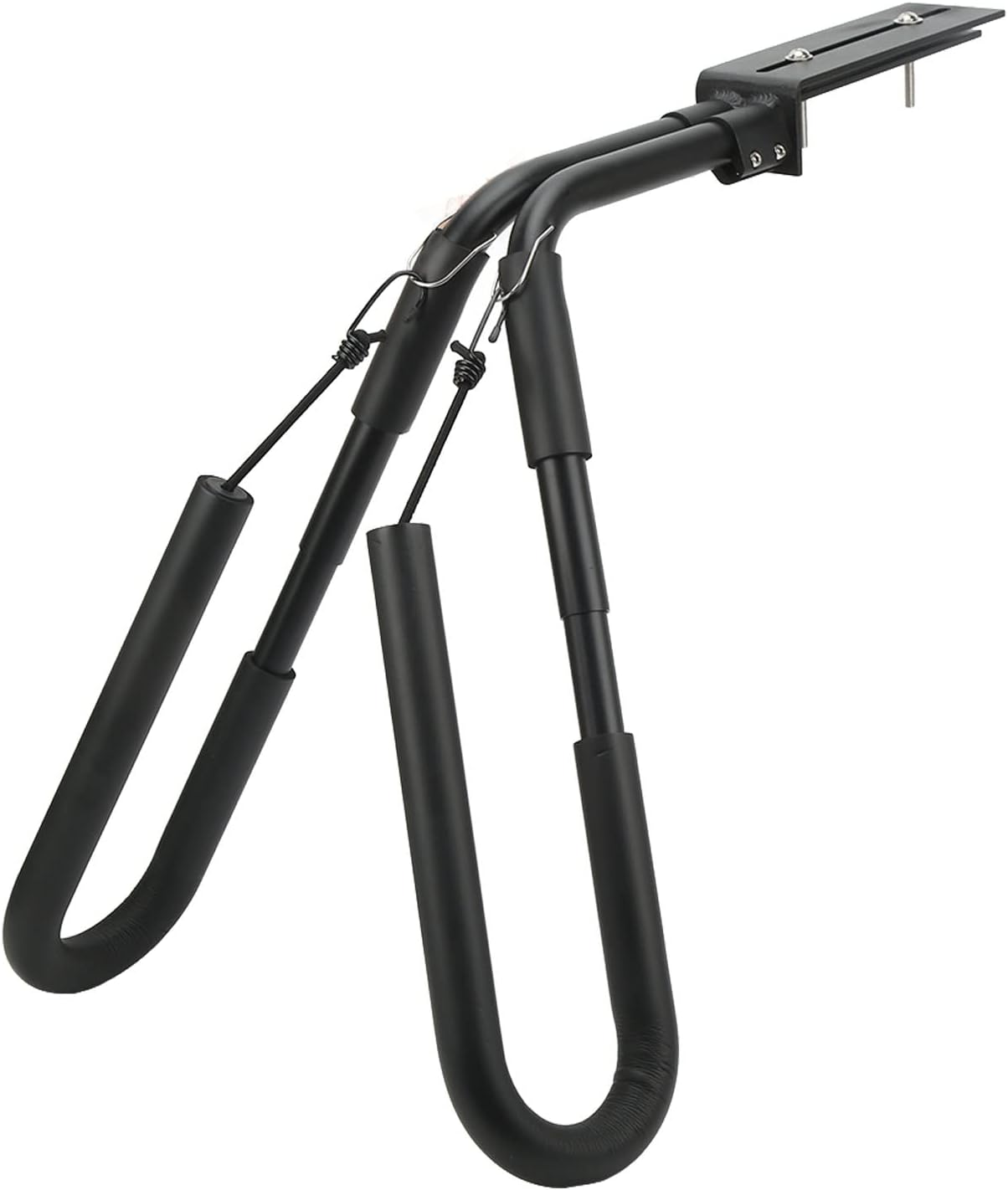 Surfboard Bike Rack, Scooter Moped Surf Rack, Portable Bike Surfboard Rack Carrier Rack Surf Bracket Surfing Wakeboard Motorcycle Mount Holder Frees Your Hands, Easy Installation image number 2