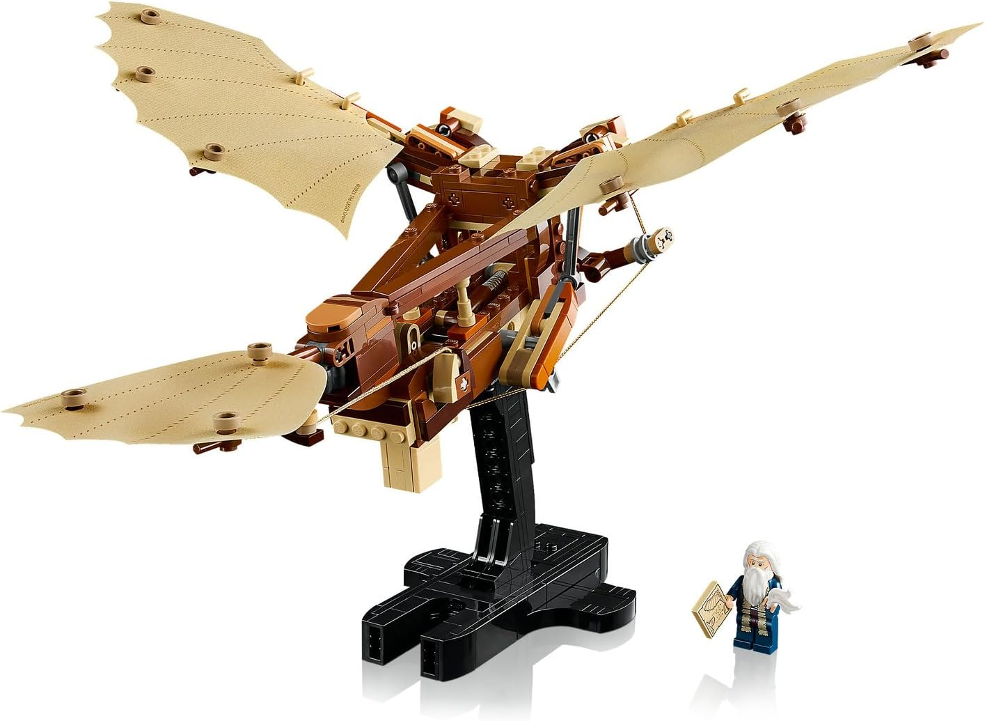 LEGO Icons Leonardo Da Vinci&rsquo;S Flying Machine Model Kit for Adults, Office or Home Room Decor Building Set, 3D Puzzle for Men and Women Who Love History 10363 image number 4