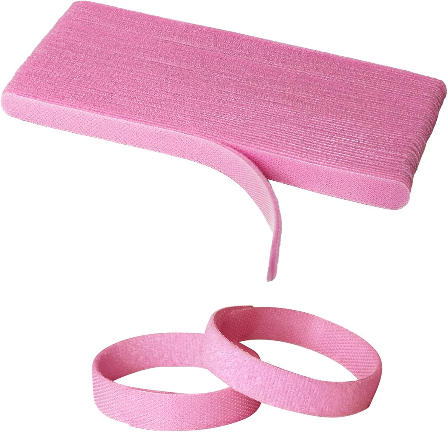 YOVXLO 50PCS 6 Inch Reusable Cable Ties Wire Ties Cord Organizer Cable Organizer Adjustable Management，Microfiber Cloth Used for Computer Link Cable Cord Management USB Cable Ties (Purple)