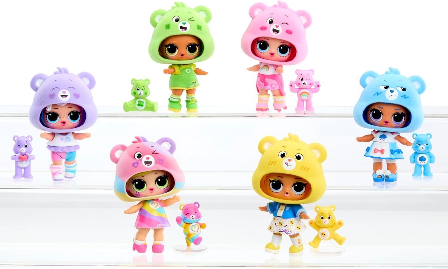 L.O.L. Surprise! Loves Care Bears Tots - Includes 1 Doll, Comes with Fashions and Accessories, Care Bear-Shaped Ball, Blind Packaging, Collect All 6 Dolls image number 2