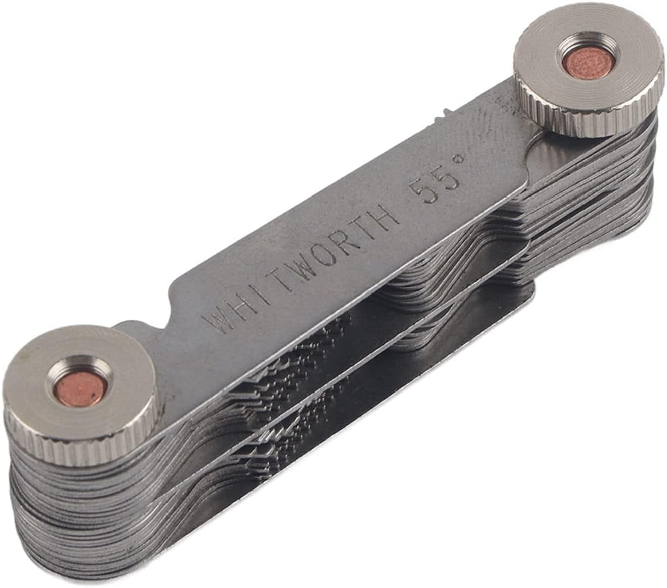 Thread Gauge, Engineer Adjustable Thread Gauge for Lathes (Metric+Imperial(52Pc)) image number 6