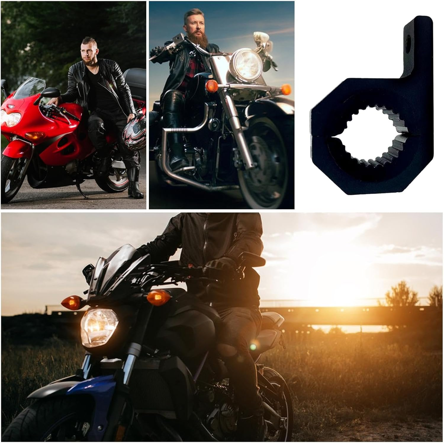 Spotlight Bracket Mount | Motorcycle Clamp Mount | Motorcycle Clamp Mount, Bumper Roof Rack Roll Bar Aluminum Alloy for Off-Road Vehicles image number 1