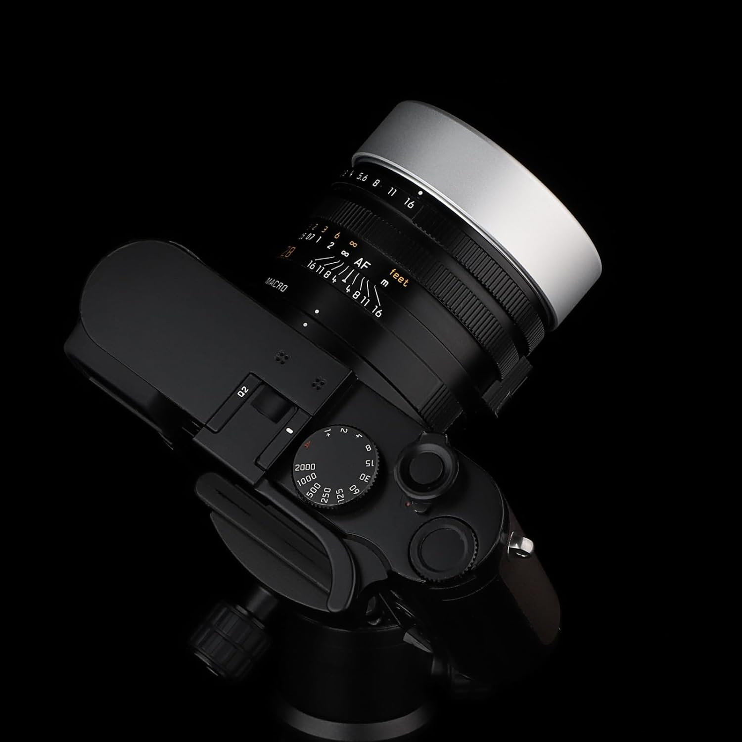 Haoge Metal Front Lens Cap for Leica Q3-43 Q3 Q2 Q Type-116 Type116 Digital Camera Accessories Lens Cover Silver image number 1