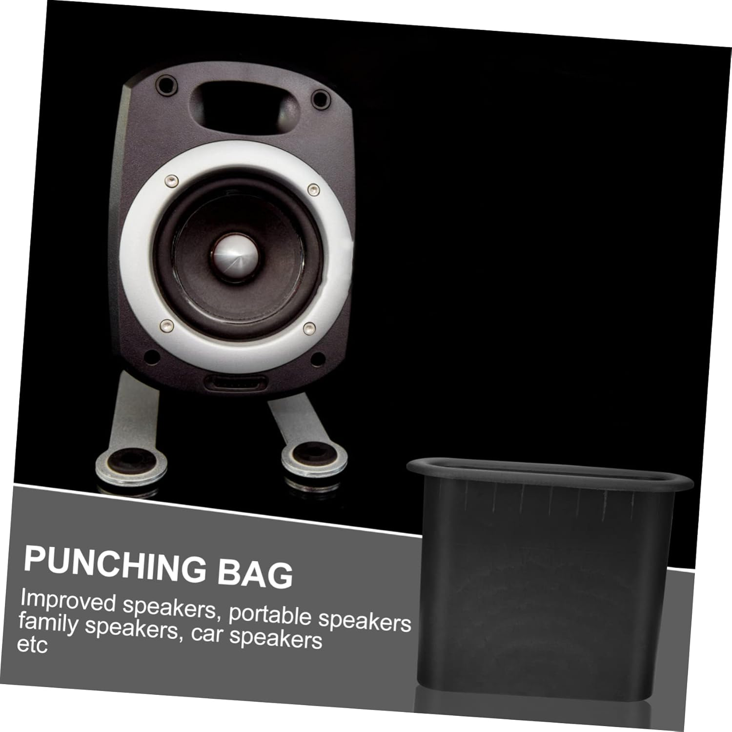 Veemoon 5Pcs Speaker Voice Outlet Accessories Sound Tube Speaker Port Tubes Fit for Home Car Bar Stage Improve Sound Quality