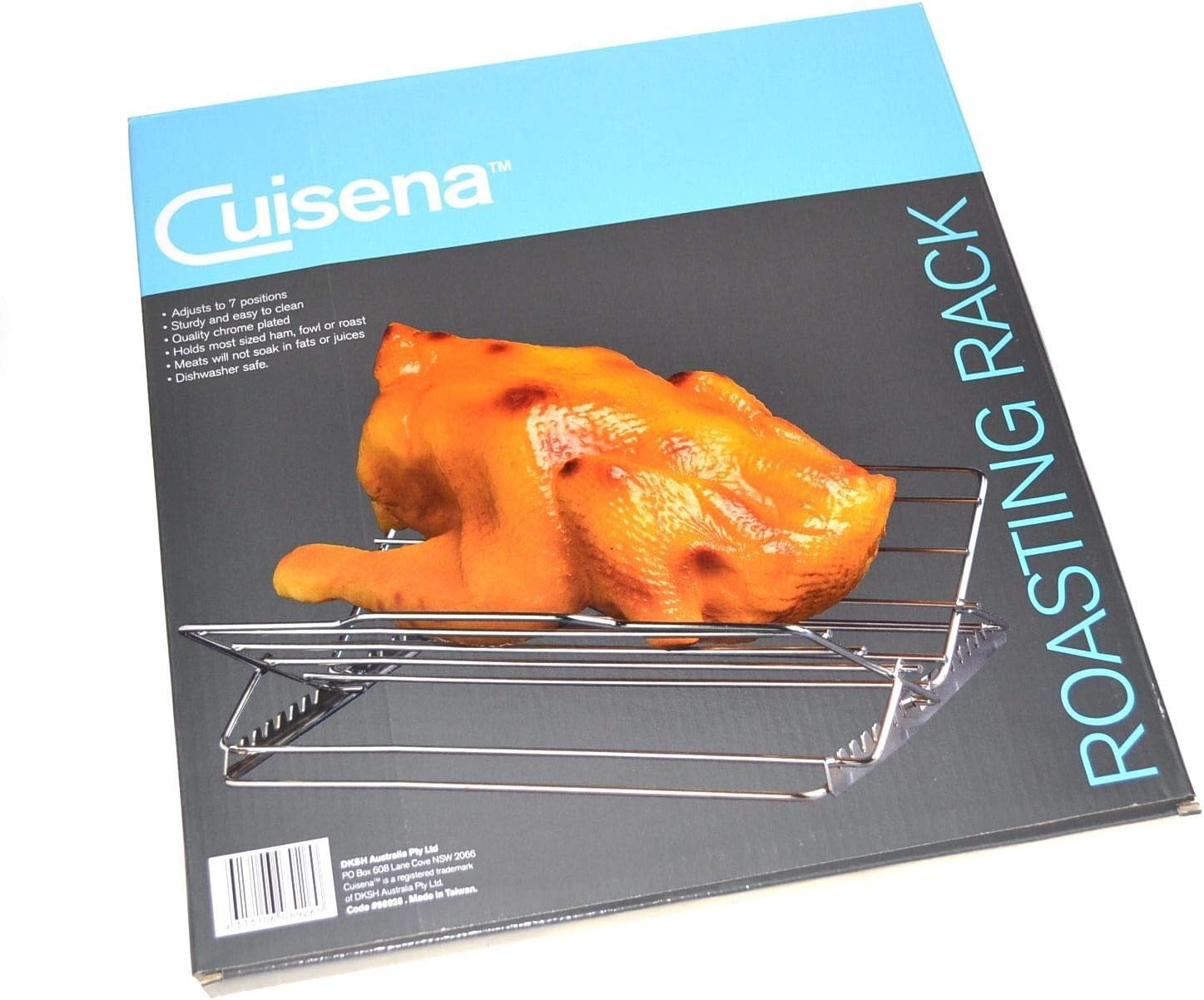 Cuisena 98926 Adjustable Roast Rack, Silver image number 1