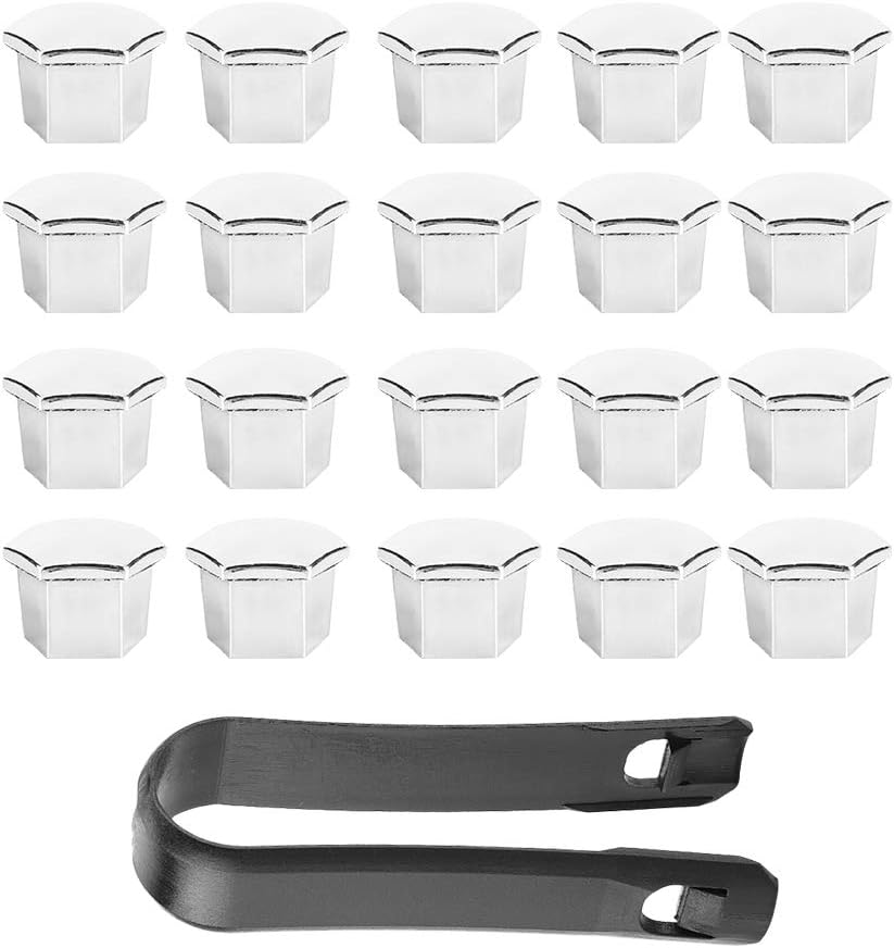 Zohisin Wheel Nut Screw Wheel Nut Covers 14. 0&times;13. 0&times;3. 0 20Pcs Wheel Nut Cover Tyre Screw Decor for 307 308 408 206 207 Decor Firm image number 6