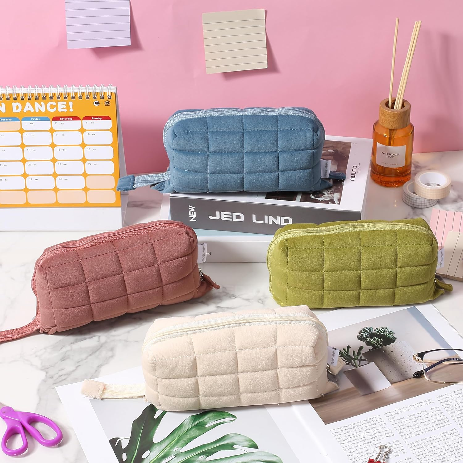 Mr. Pen- Large Capacity Pillow Pencil Case, Pencil Pouch, Pencil Bag, Pen Case, Pen Pouch, Pen Bag, Pencil Pouches, Pencil Bags, School Pencil Case, College Pencil Case, Makeup Pouch image number 4