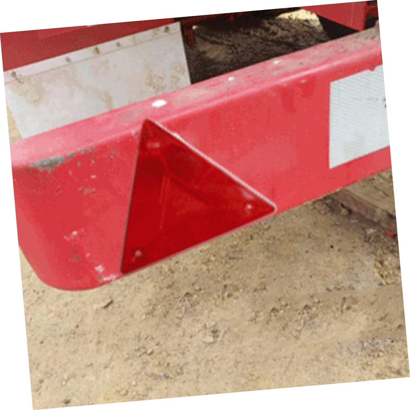 10Pcs Car Reflectors Truck Plastic Warning Sign Reflectors for Vehicle Safety at Night Rainy Roads