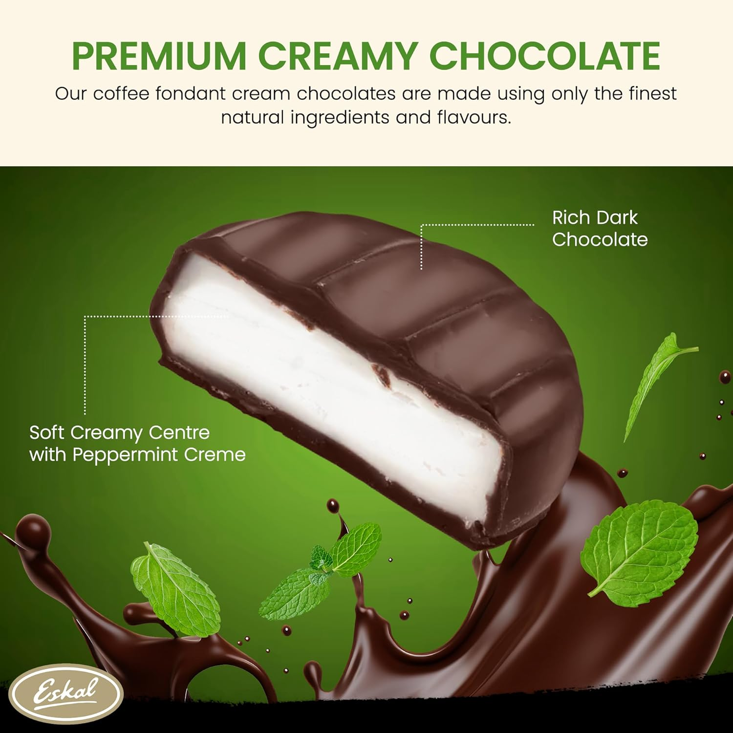 Eskal Mint Cremes Gift Box 150 G image number 1