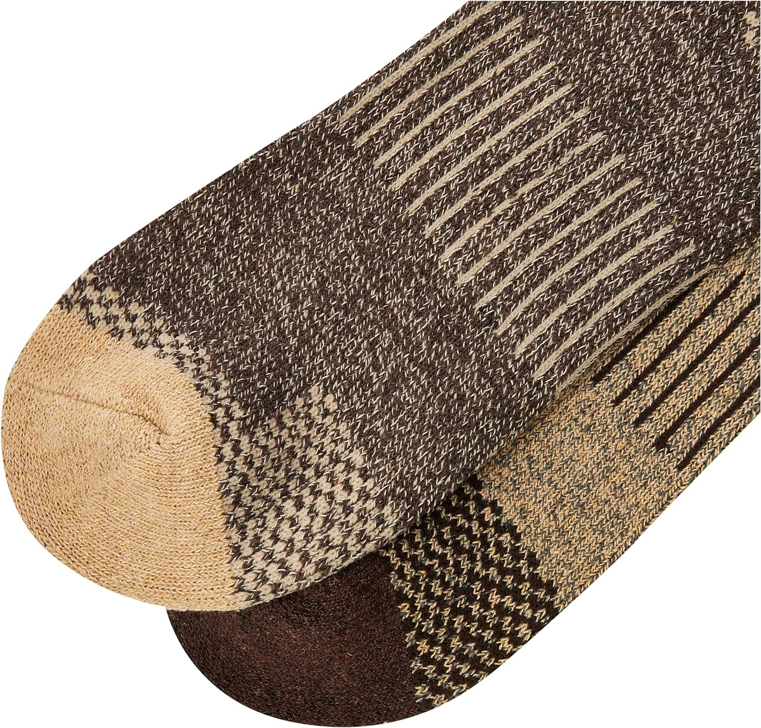 Columbia Men'S 4 Pack Mid-Calf Check Crew Socks image number 4