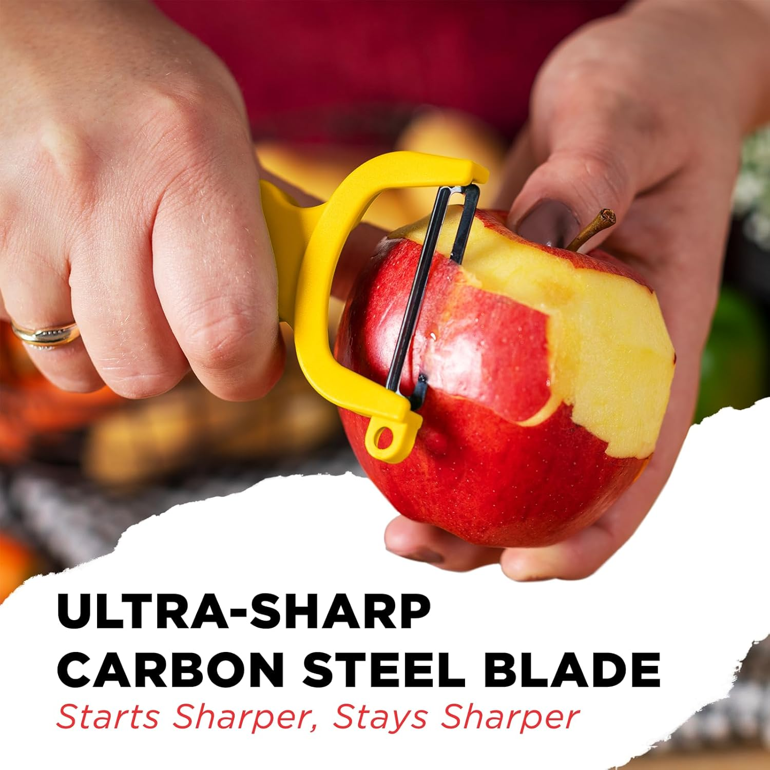 KUHN RIKON 2784 Original Swiss Peeler 3-Pack Red/Green/Yellow