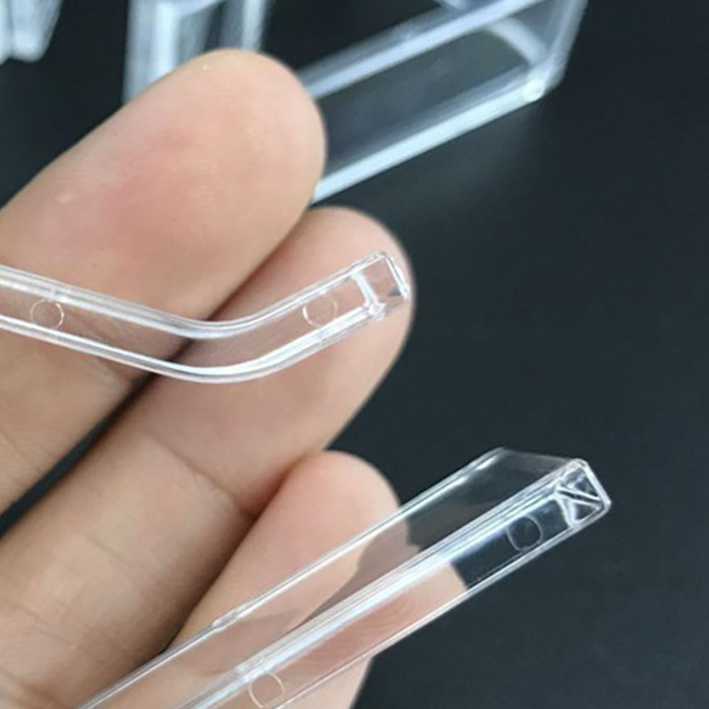 24 PCS Transparent Acrylic Tablecloth Clips, Clips for Outdoor Tables Table Cloth Holder Clips for Christmas Home Wedding Party Indoor Outdoor Camping image number 2