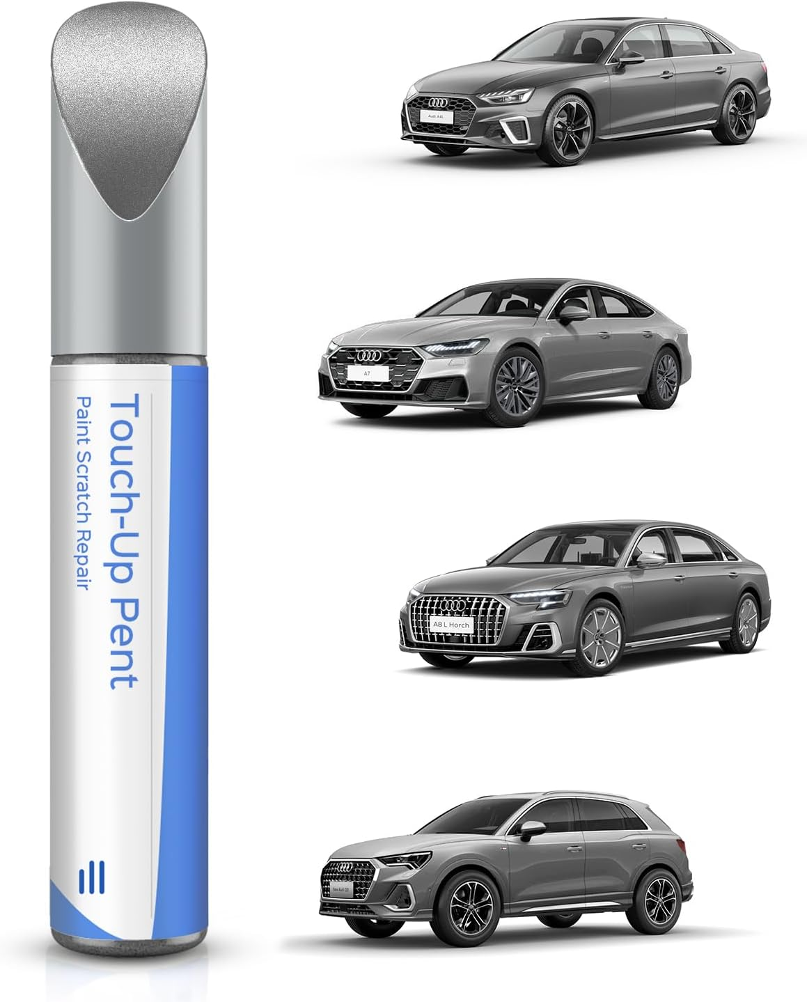 LZ7G/L5 Florett Silver Metallic Touch up Paint - Exact Match for Audi A4/A7/A8/Q3/Q5/SQ5/A6 - Scratch & Chip Repair image number 3