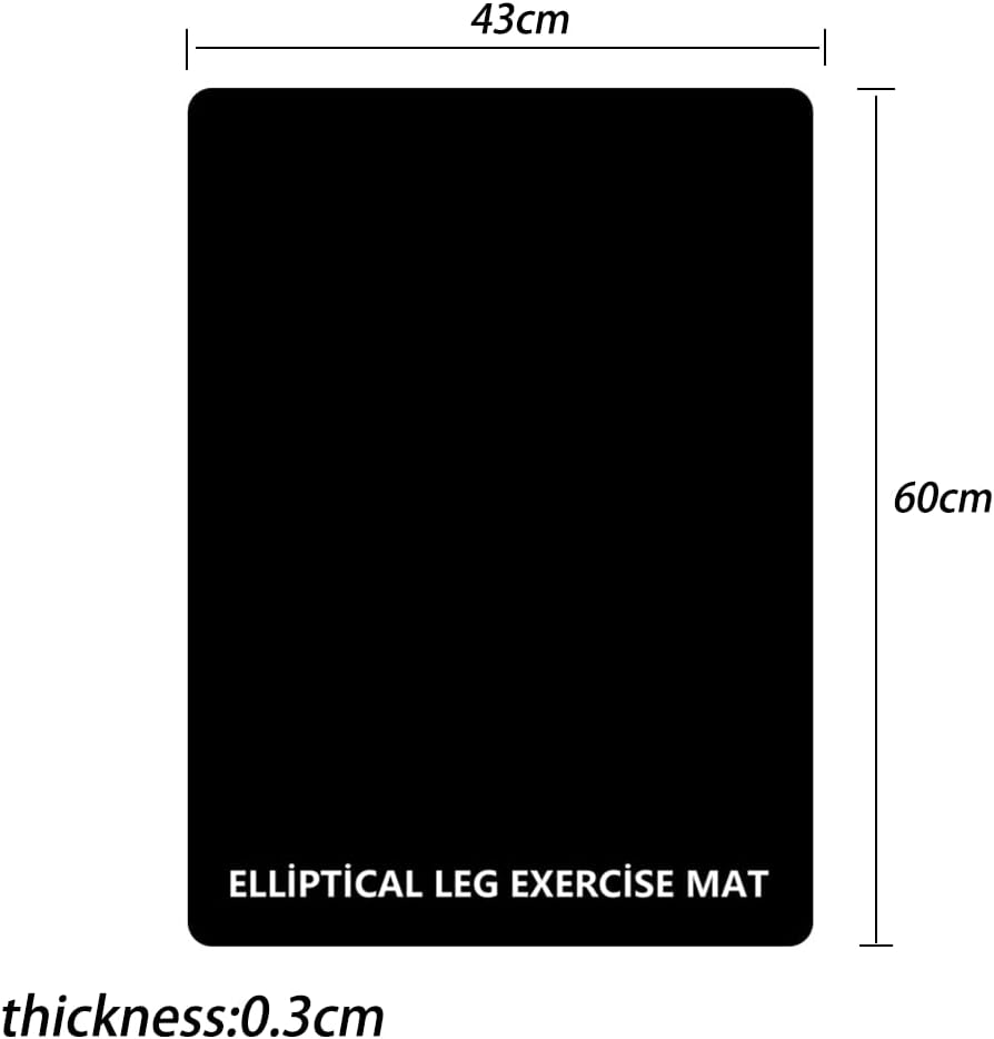 Non-Slip Mat Bundle,Non-Slip Workout Mat for under Desk Ellipticals,Apply to Foot & Leg Pedal Exerciser for Seniors Fitness,Enhanced Stability & Floor Protection,Durable Construction image number 4