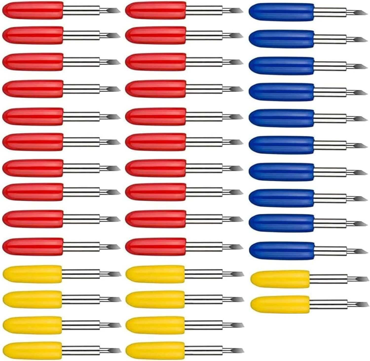 40 PCS Replacement Blades for Cricut Explore Air 2 - Cut Vinyl and Fabric with 20P 45&deg;, 10P 30&deg;, and 10P 60&deg; Blades image number 6