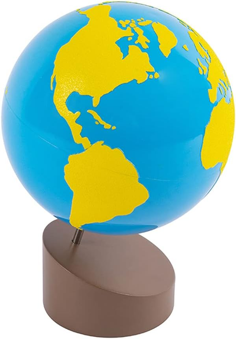 Kghios Montessori Globe of the Continents Science and Cultural Geography Materials Continental Globe and Sandpaper Globe Early Education Teaching Aids Toys image number 3